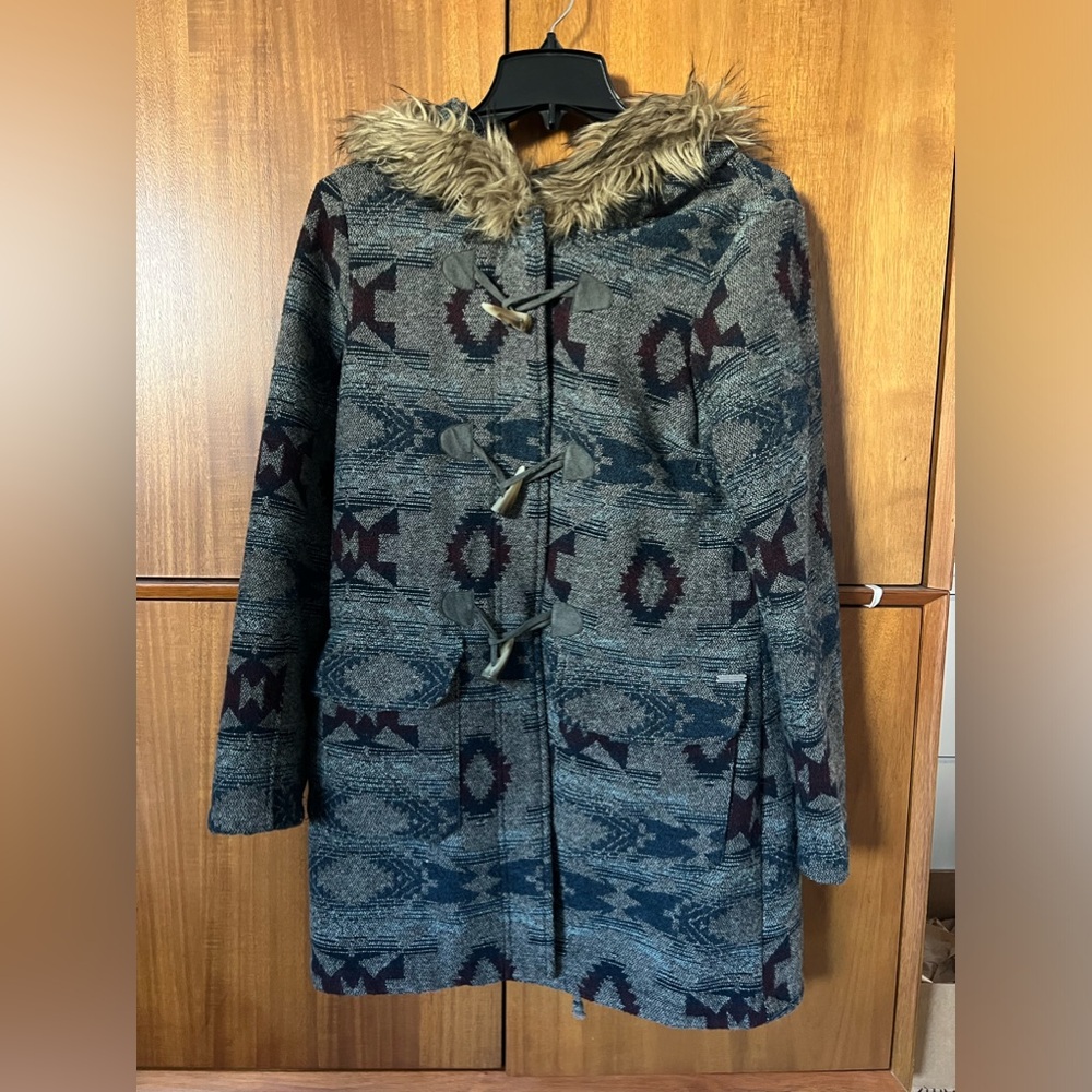 Billabong flannel coat